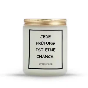 „JEDE PRÜFUNG IST EINE CHANCE.“