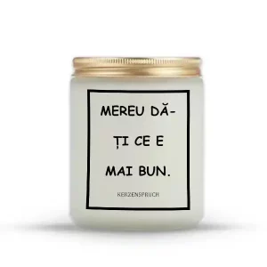 "MEREU DĂ-ȚI CE E MAI BUN."