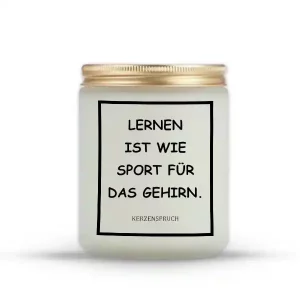 „LERNEN IST WIE SPORT FÜR DAS GEHIRN.“