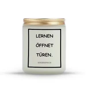 „LERNEN ÖFFNET TÜREN.“