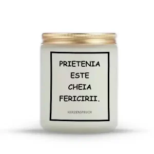 "PRIETENIA ESTE CHEIA FERICIRII."