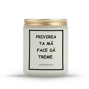 "PRIVIREA TA MĂ FACE SĂ TREME."