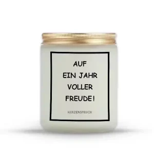„AUF EIN JAHR VOLLER FREUDE!“