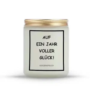 „AUF EIN JAHR VOLLER GLÜCK!“