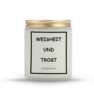 "WEISHEIT UND TROST"