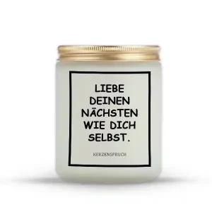 „LIEBE DEINEN NÄCHSTEN WIE DICH SELBST.“