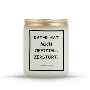 „KATER HAT MICH OFFIZIELL ZERSTÖRT.“
