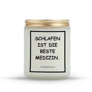 „SCHLAFEN IST DIE BESTE MEDIZIN.“