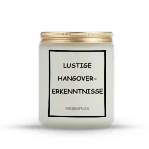 "LUSTIGE HANGOVER-ERKENNTNISSE"