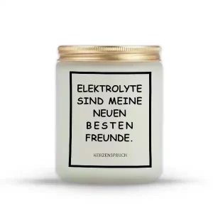 „ELEKTROLYTE SIND MEINE NEUEN BESTEN FREUNDE.“