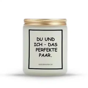 „DU UND ICH – DAS PERFEKTE PAAR.“