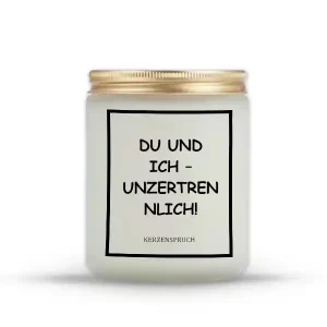 "DU UND ICH – UNZERTRENNLICH!"