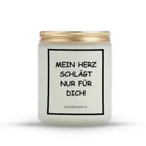"MEIN HERZ SCHLÄGT NUR FÜR DICH!"