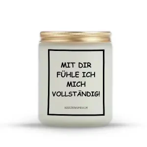 "MIT DIR FÜHLE ICH MICH VOLLSTÄNDIG!"