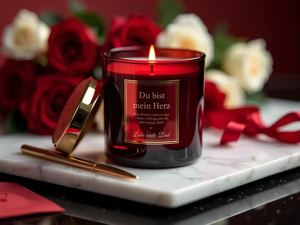Romantische Duftkerze für besondere Anlässe